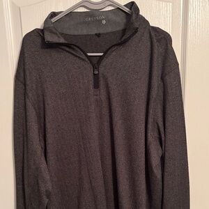 Greyson Charcoal Half-Zip Sweater